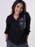 Floral Embroidered Shirt Top